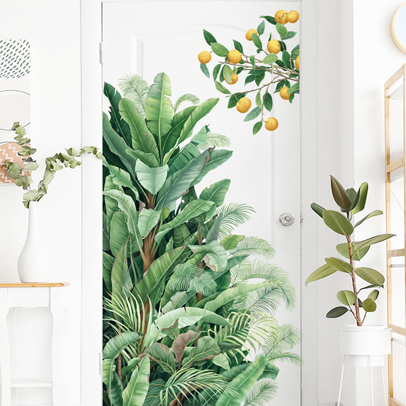Green Leaves Wall Stickers For - đánh giá và giá Monstera Thai Constellation